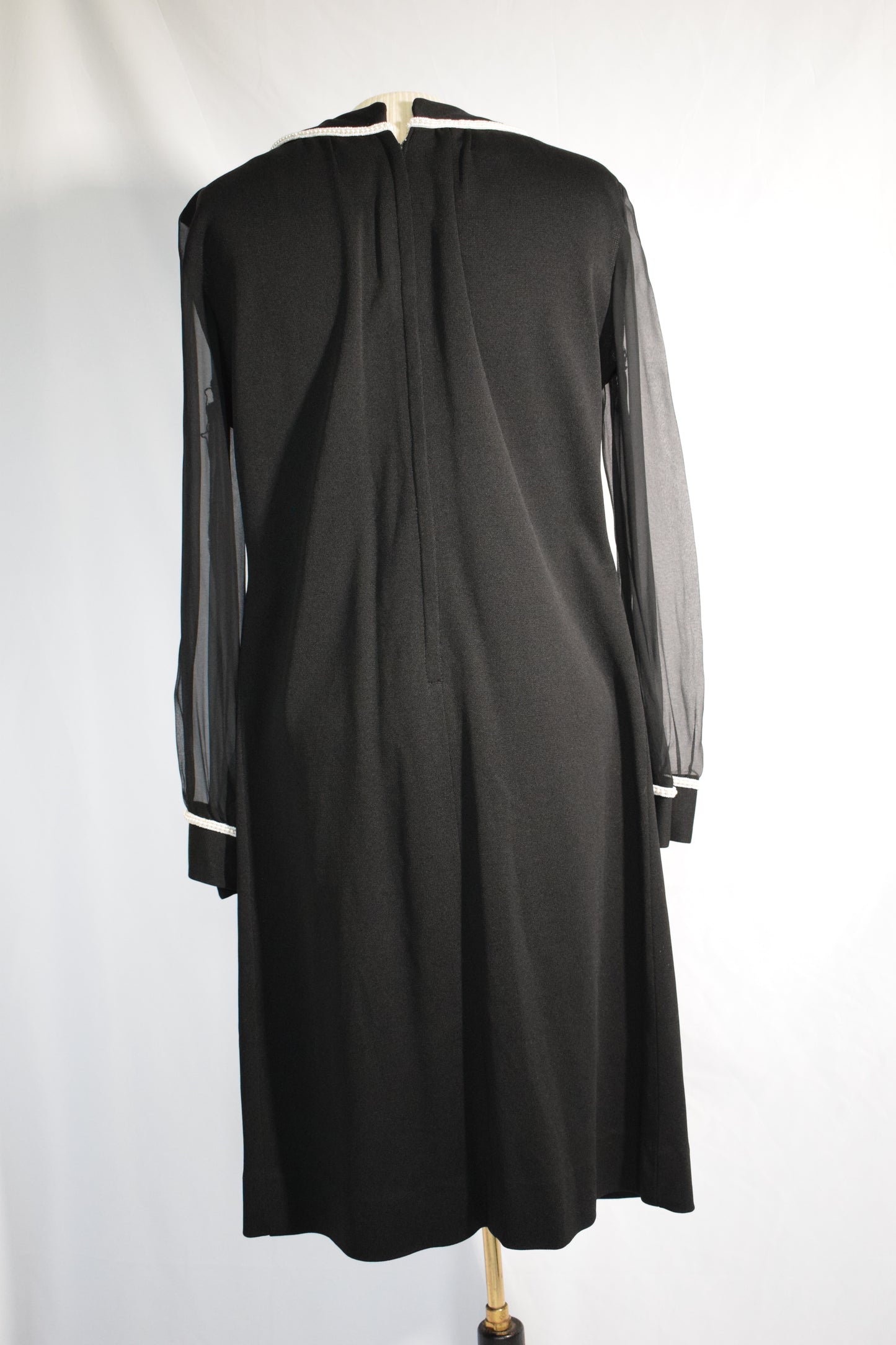 1960s Pearl accent dress- Gina Rinaldi