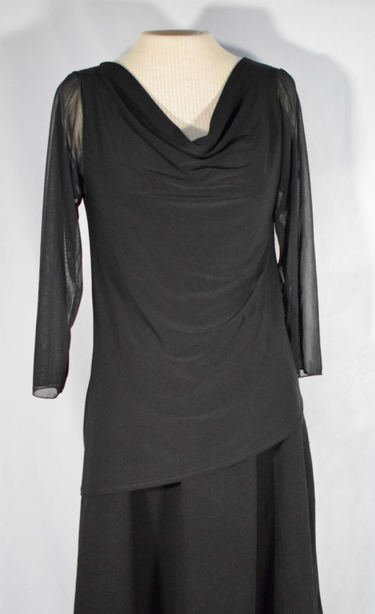 2000s Cowl Neck Shirt- Miss Jade Paris