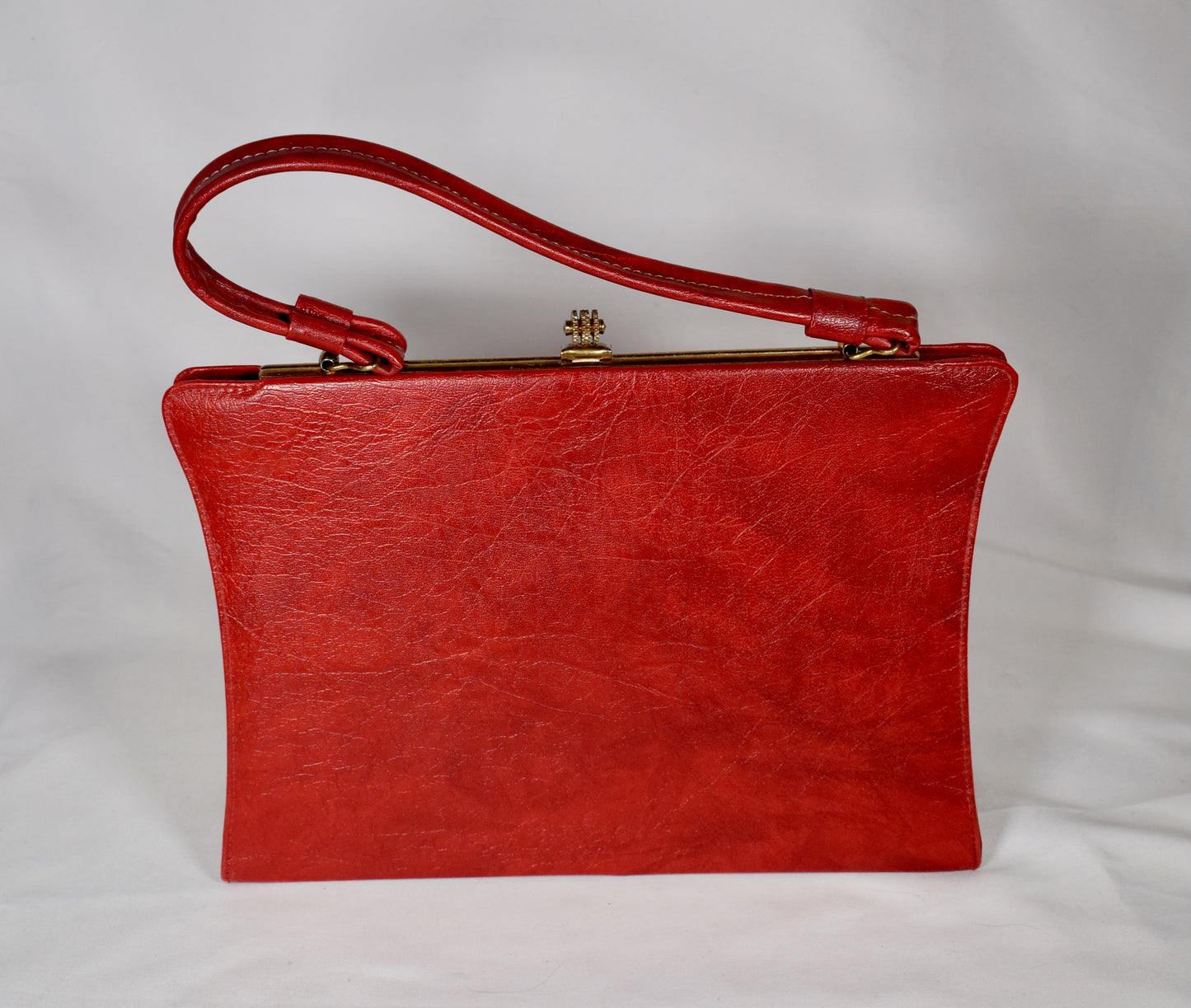 1960s Red Leather Purse