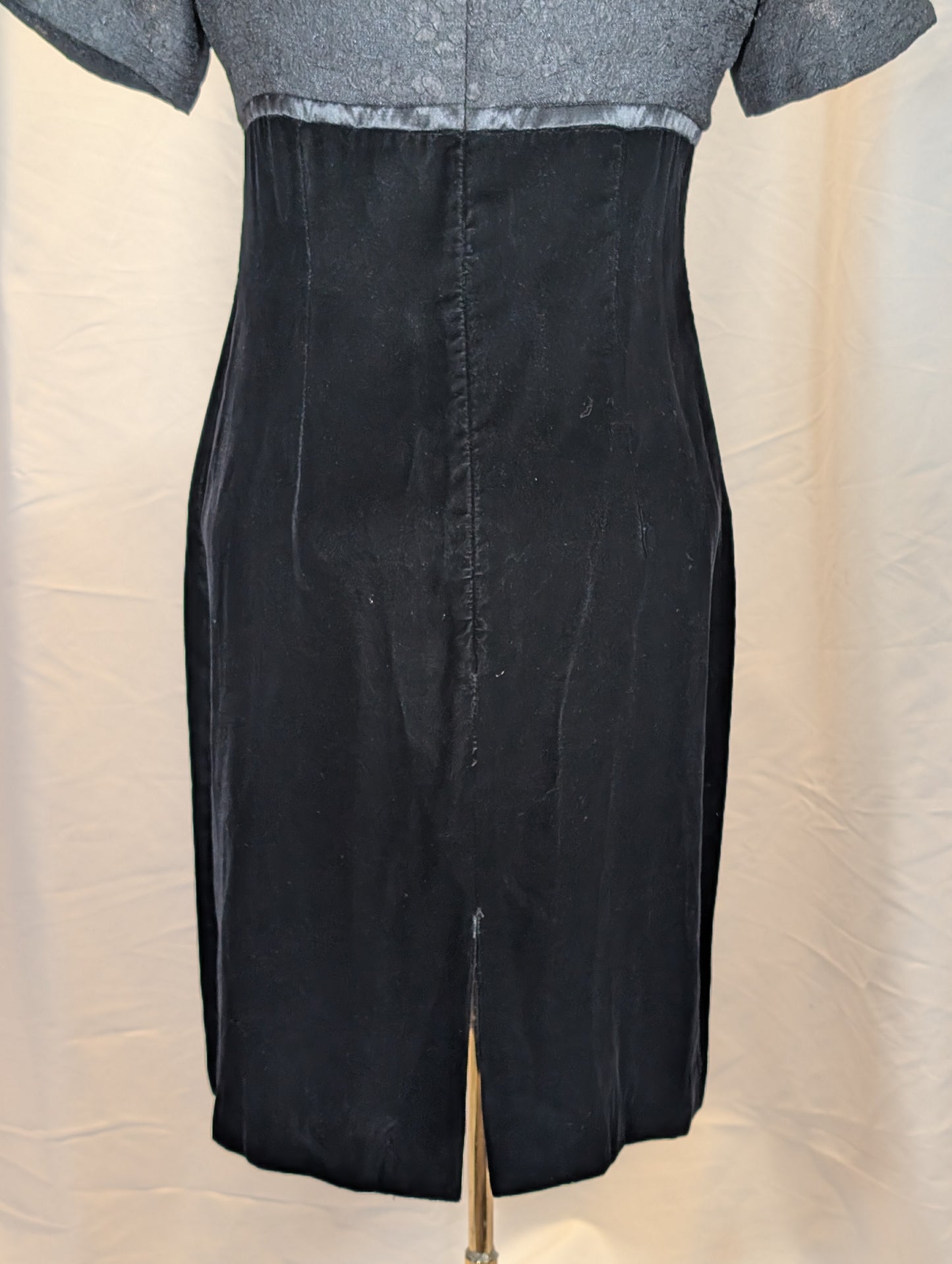 1990s Velvet Empire Dress- Memoires