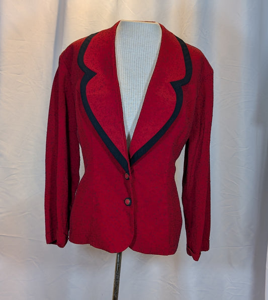 1980s Red Jacket- Nu Mode