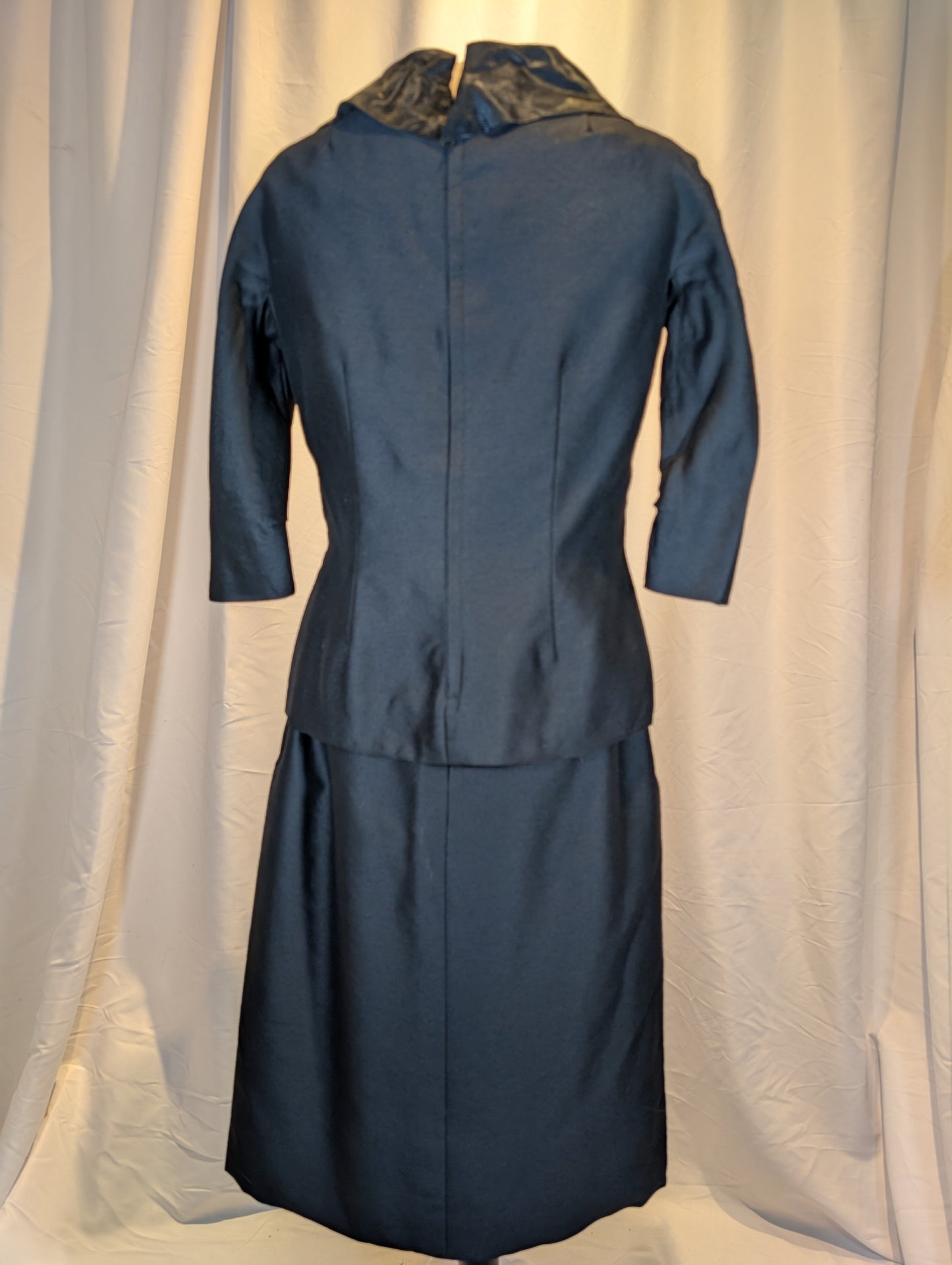 1960s Two-Piece Dress with Satin Bow