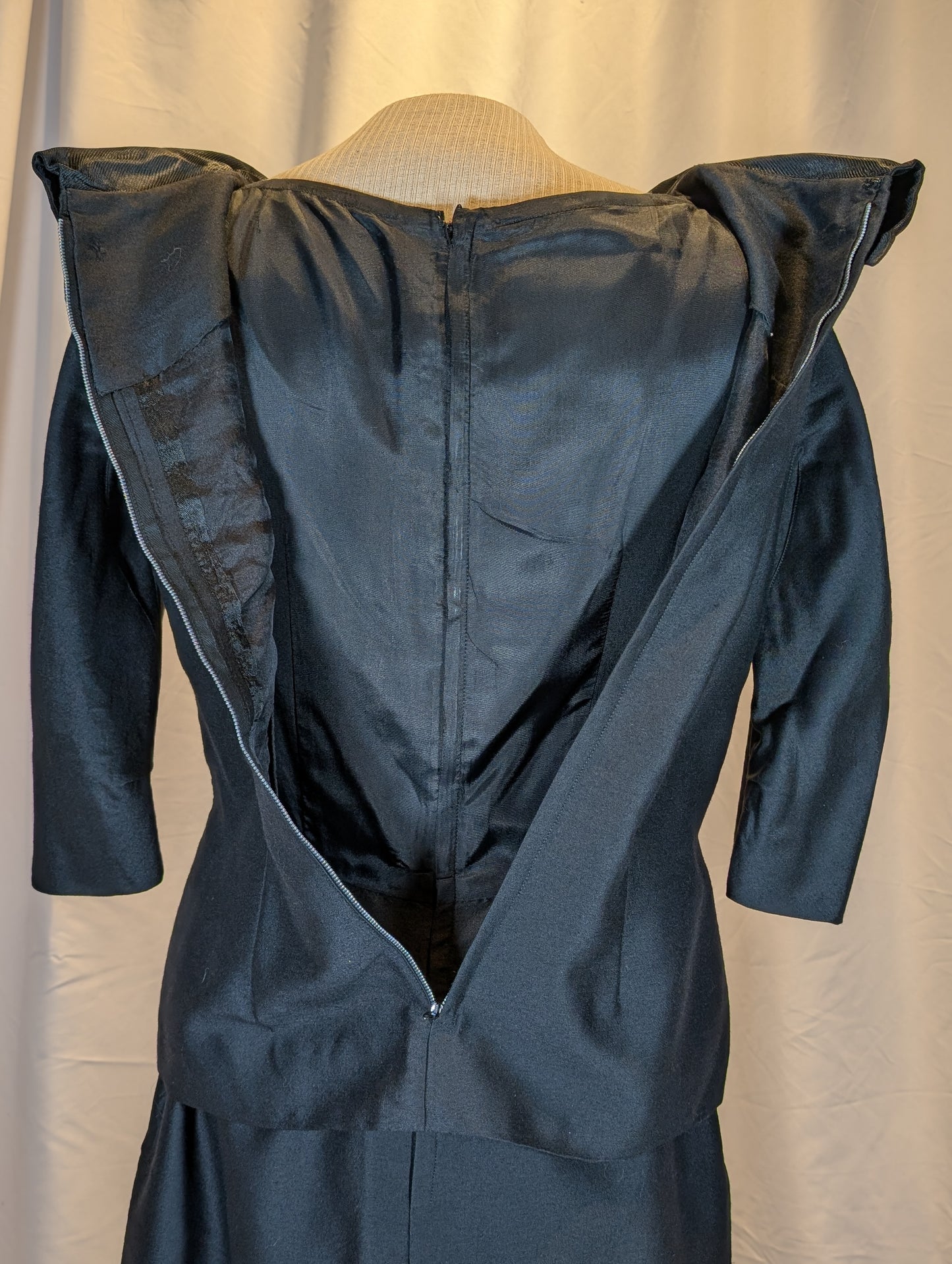 1960s Two-Piece Dress with Satin Bow